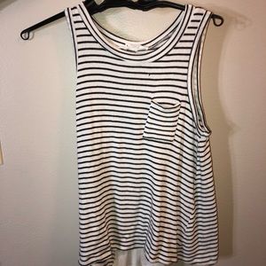 Striped Flowy Tank